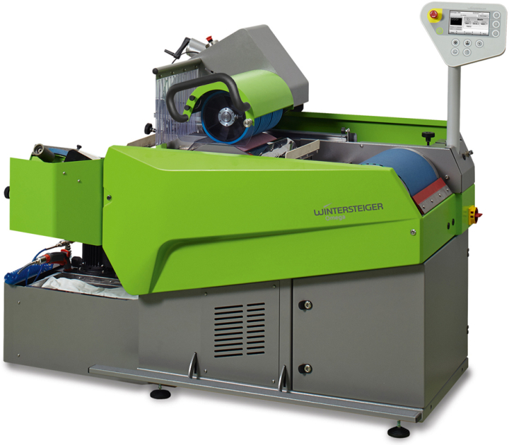 Omega SBI The inline grinding stone/belt grinding machine for skis, snowboards and cross country skis.