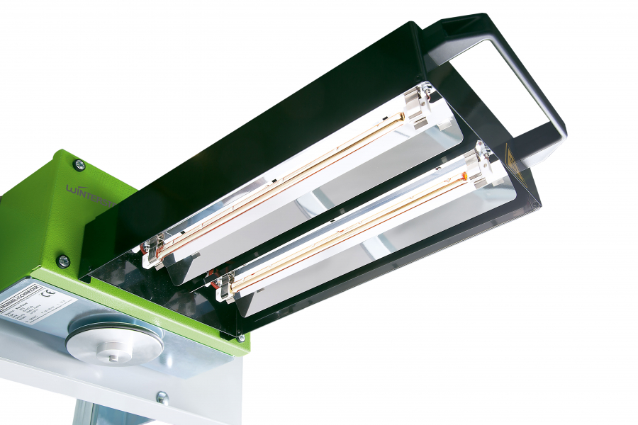 World Cup waxing machine from Wintersteiger for skis and snowboards