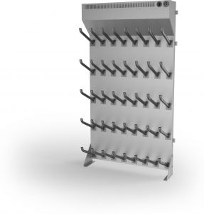 Drying panel for 20 pairs of shoes