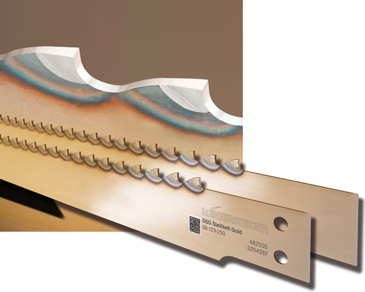 Hojas de sierra de estelite para sierras alternativas de corte delgado
