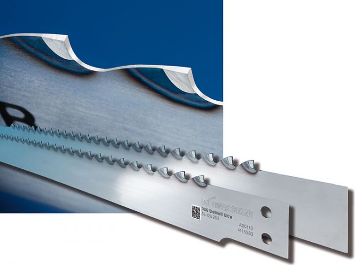 Stellite® saw blades for thin-cutting frame saws