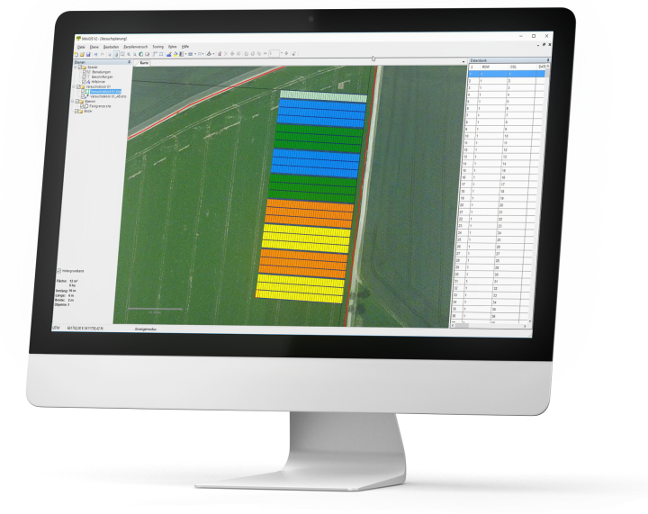 WINTERSTEIGER MiniGIS 2 Geographic information system - Exact plot planning for precise and efficient implementation.