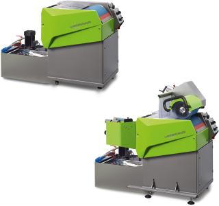 Omega B The flexible belt grinding machine for skis and snowboards.