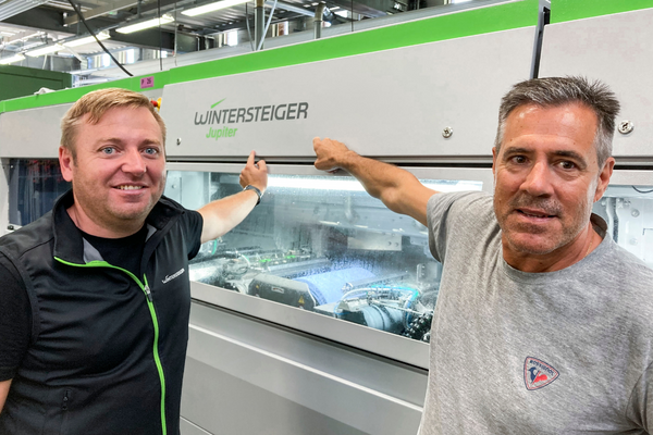 Convaincus par le nouveau Jupiter : Joao Mendes (Racing Department Rossignol, Moirans) et Emanuel Mayringer (Key Account Manager Racing Wintersteiger)