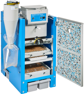 SLN Sample cleaner - Sieve machine with sorting sieve.