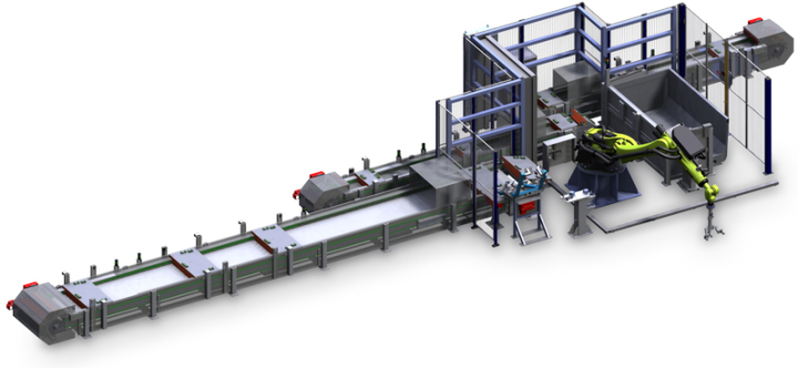 Vollautomatisches Teilehandling