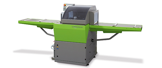 Trimjet Automatische Kantenschleifmaschine für Ski und Snowboards.