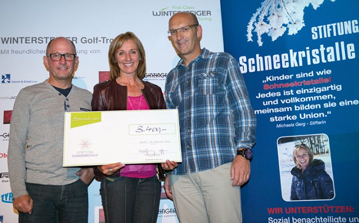 Wintersteiger Golf-Trophy für den guten Zweck