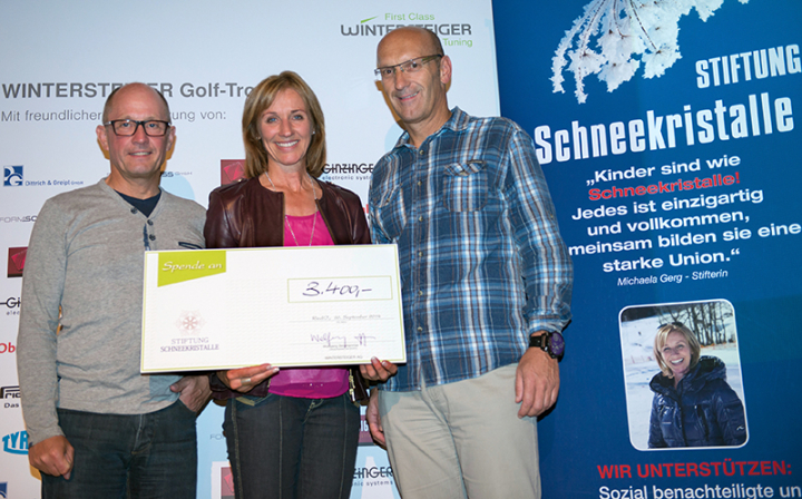 Wintersteiger Golf-Trophy für den guten Zweck 