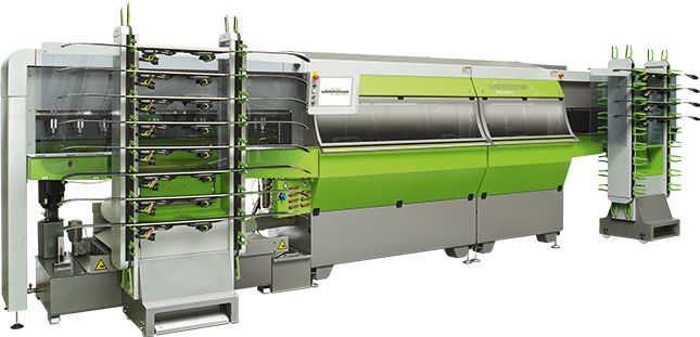 Discovery Fully automated service system for skis and snowboards.
