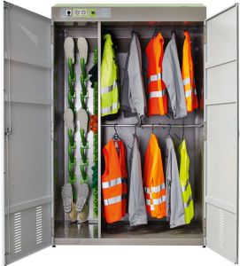 Combi Lockers for complete sets of work gear.