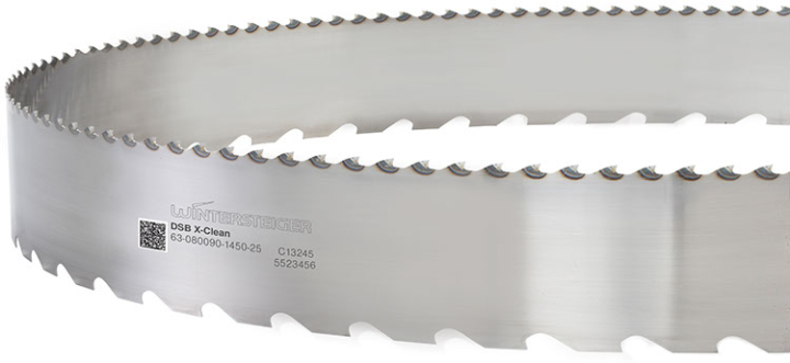X-Clean saw blades for thin-cutting band saws