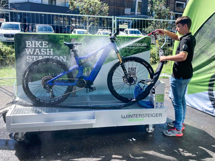 Veloclean i aksjon med vask på Austria on Bike
