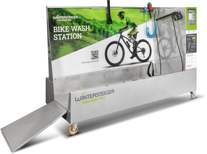 Veloclean Pro Die Bike Wash Station für manuelle Fahrrad-Reinigung oder Vorreinigung.  - Für die manuelle Bike-Reinigung oder die Vorwäsche