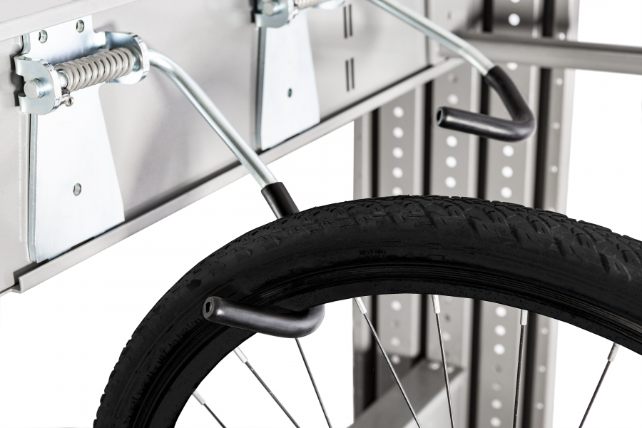 Praktische Fahrradhalterungen für Wand und Decke