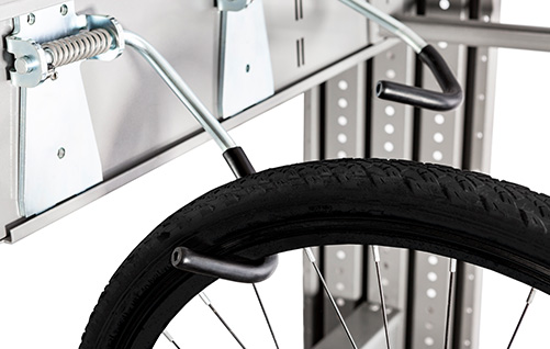 Easystore Fahrrad Hängesystem - Stabiles Aufbewahrungssystem für Wand- und Deckenmontage.