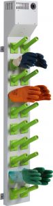 Glove 10 Wall-mounted dryers for gloves.