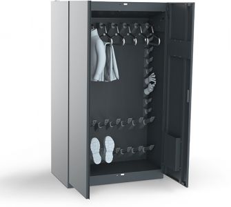 Econ Set 8 Premium Armadio di asciugatura - Sistema di asciugatura chiuso per 8 giacche, 8 pantaloni, 8 paia di scarpe e 8 paia di guanti