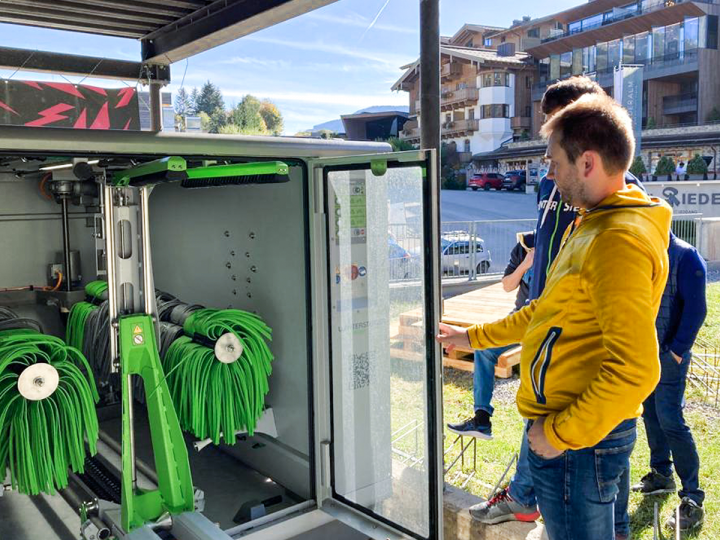 Endurance test for Velobrush in Leogang