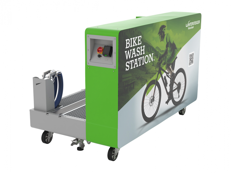 Veloclean bike wash station