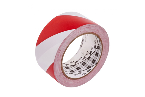3M warning adhesive tape red/whit  - 