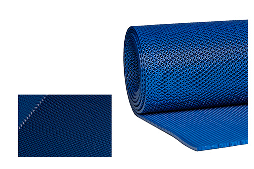 Safety-Walk Wet Area Matting, Blue, 3 ft x 10 ft.  - 57-420-137