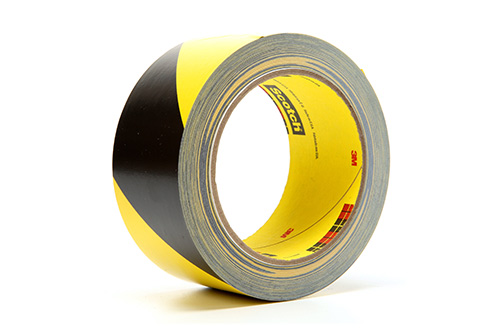 Safety Stripe Tape Black/Yellow, 2 in x 36 yd, 5.4 mil   - 57-420-135
